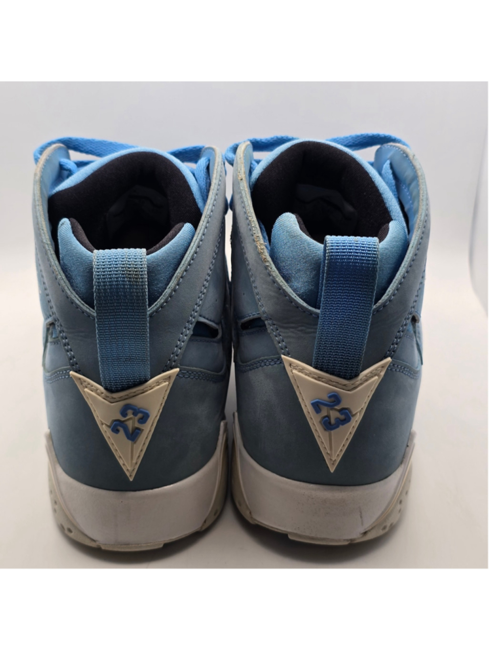 Air Jordan 7 Retro Pantone University Blue/White Size 7y womens 8.5 - Picture 6 of 10